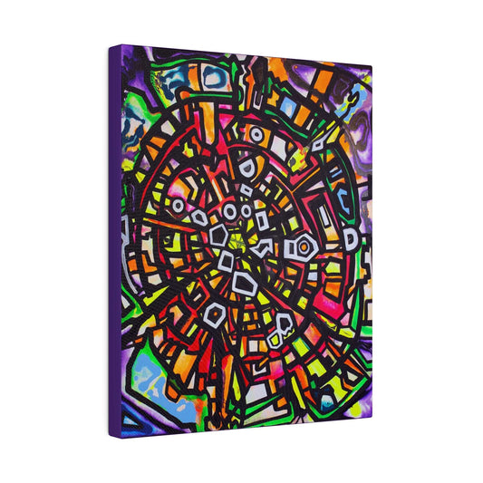 Abstract Mineral Symphony on Canvas - Canvas - JumpingDots