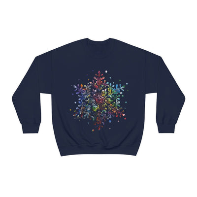 Winter Snowflake Sweatshirt - Sweatshirt - JumpingDots