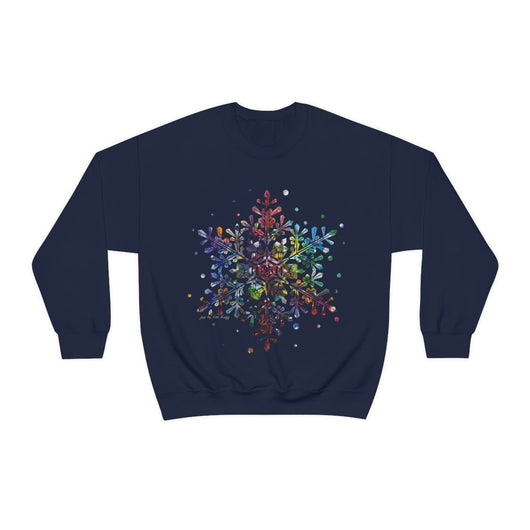 Winter Snowflake Sweatshirt - Sweatshirt - JumpingDots