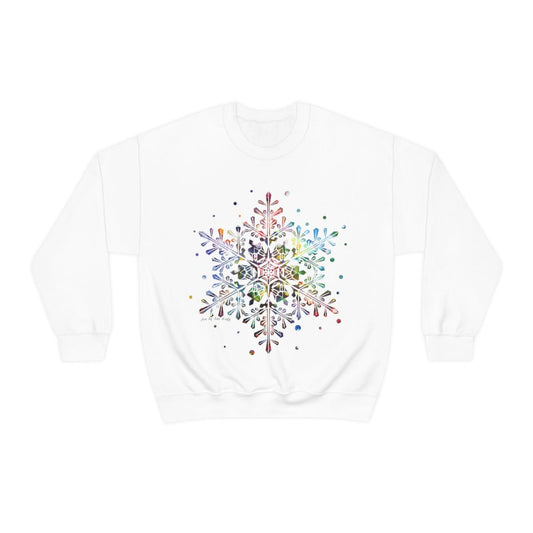 Winter Snowflake Sweatshirt - Sweatshirt - JumpingDots