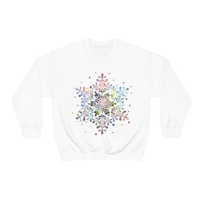 Winter Snowflake Sweatshirt - Sweatshirt - JumpingDots