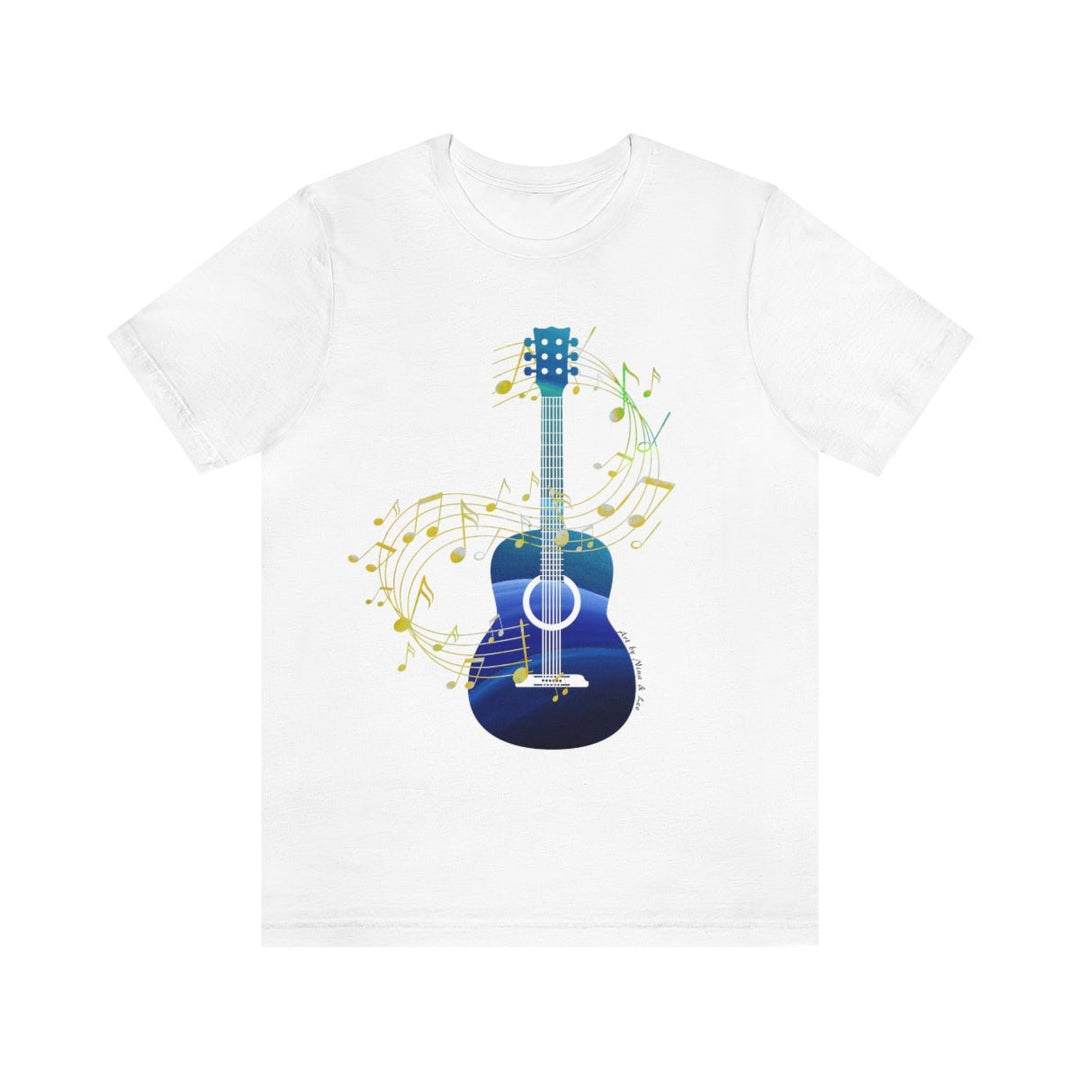 Acoustic Guitar T-Shirt - T-Shirt - JumpingDots