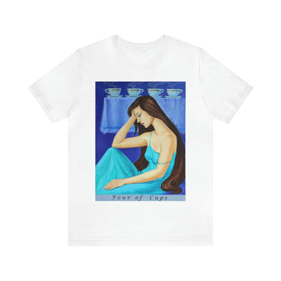 Four Of Cups Tarot T-Shirt - T-Shirt - JumpingDots